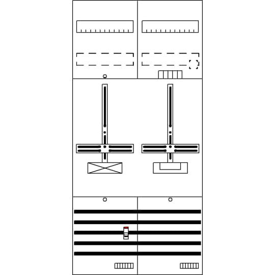 Striebel & John, Verteilerschrank Zubehör, STRIEBELJOHN DF27G1B