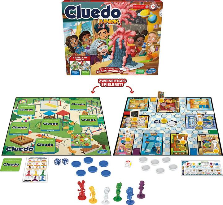 Produktbild Hasbro Gaming Cluedo Junior (Deutsch, 2 - 6 Spieler)