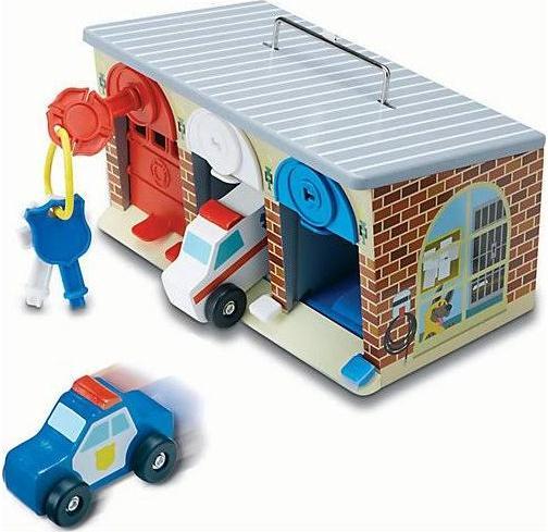 Produktbild Melissa & Doug Garage mit Schloss