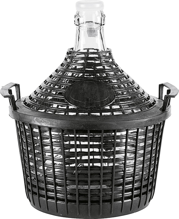 Productafbeelding Schmitt Glazen karaf met plastic mand (1 Pcs., 5 l)