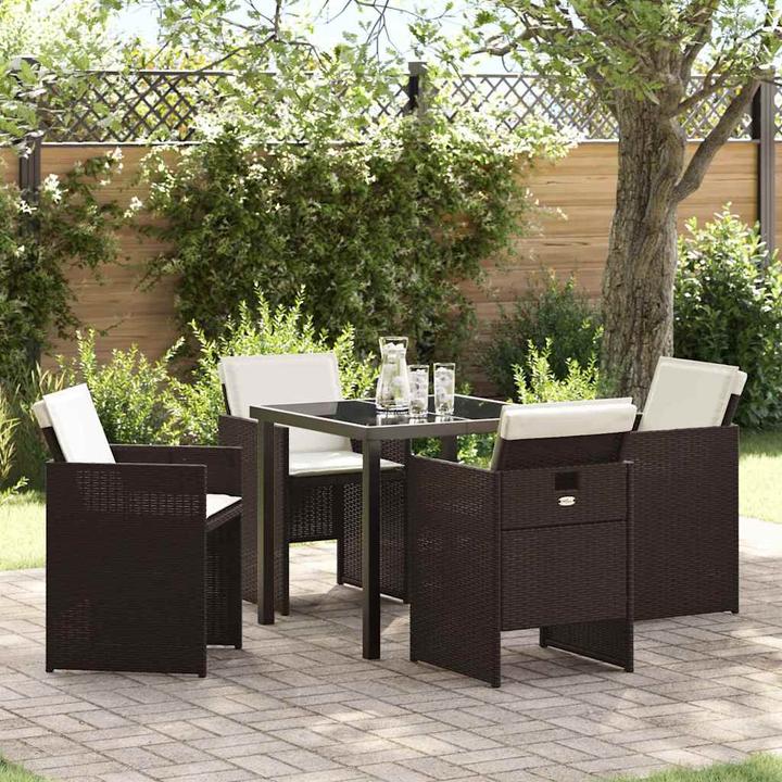 Produktbild vidaXL Garten Essgruppe (80 x 80 x 73 cm)