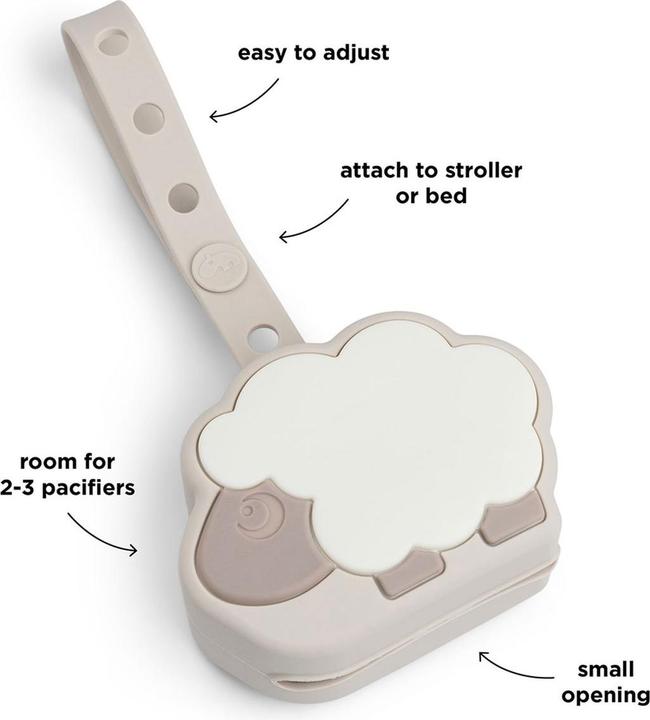 Produktbild Done by Deer Silikon Schnullertasche