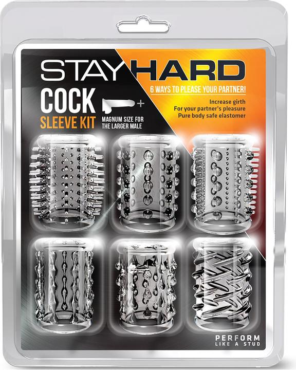 Image du produit Blush Stay Hard Cock Sleeve Kit Clair
