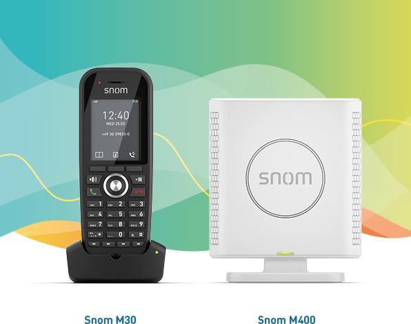 Produktbild Snom M430 Bundle EU (M400 DECT Basis + M30 Mobilteil)