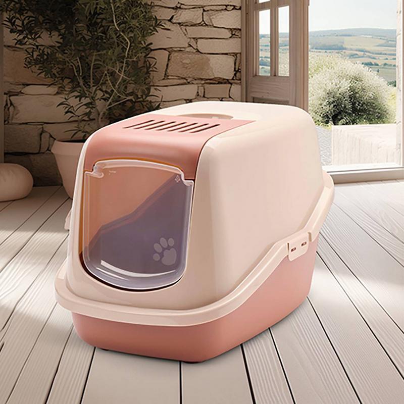 Hygiène Chat – Savic Maison de toilette Nestor chocolat/café – 56 x 39 x 38,5 cm