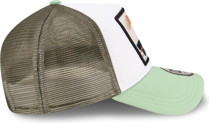 Actual product image New Era Adjustable A-Frame Trucker Cap - USA EAGLE