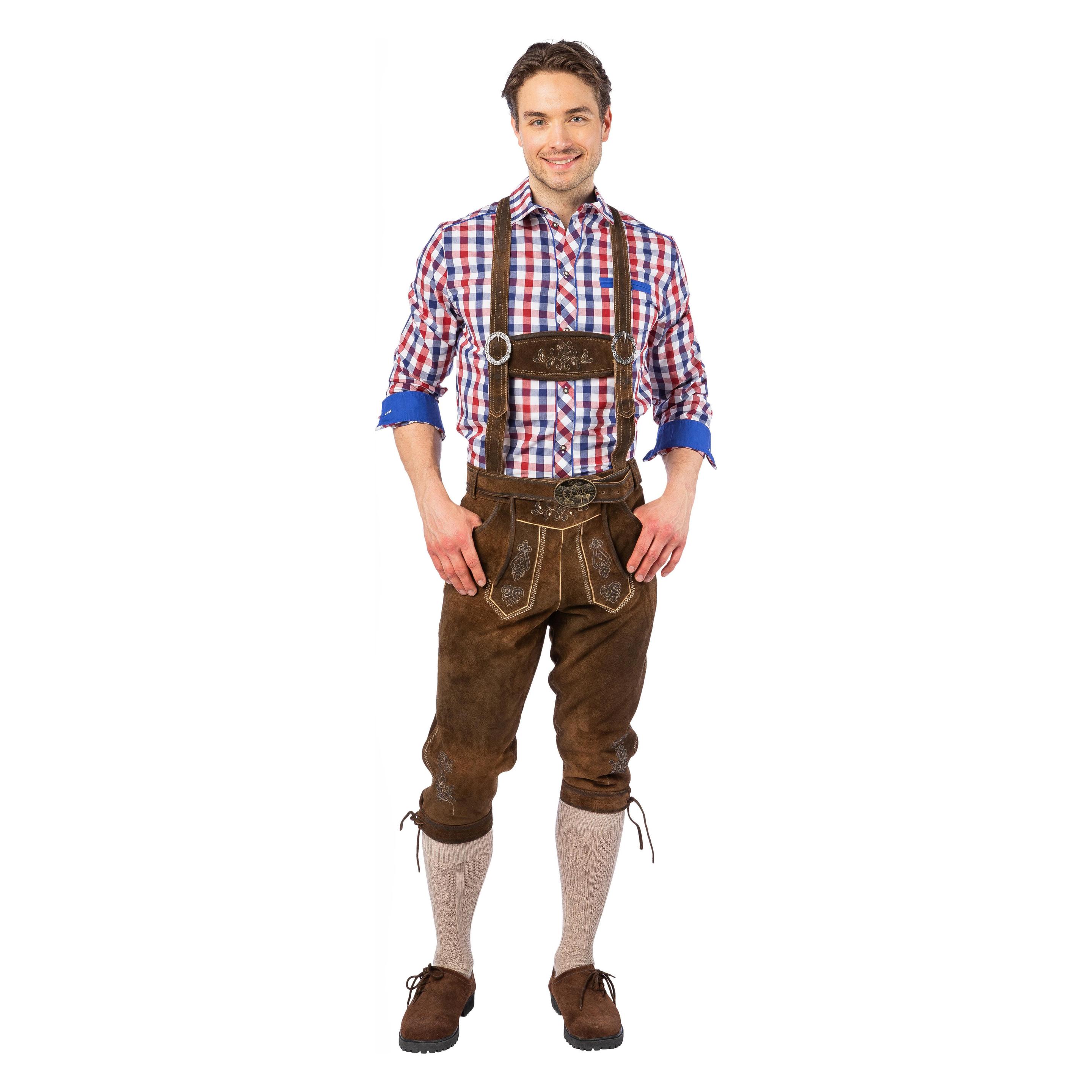 Smiffys Costume sexy bavarese da birra, marrone con top e