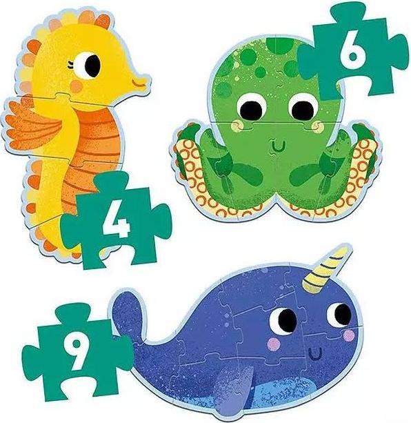 Produktbild Djeco Erstes Puzzle Im Meer (19 Teile)