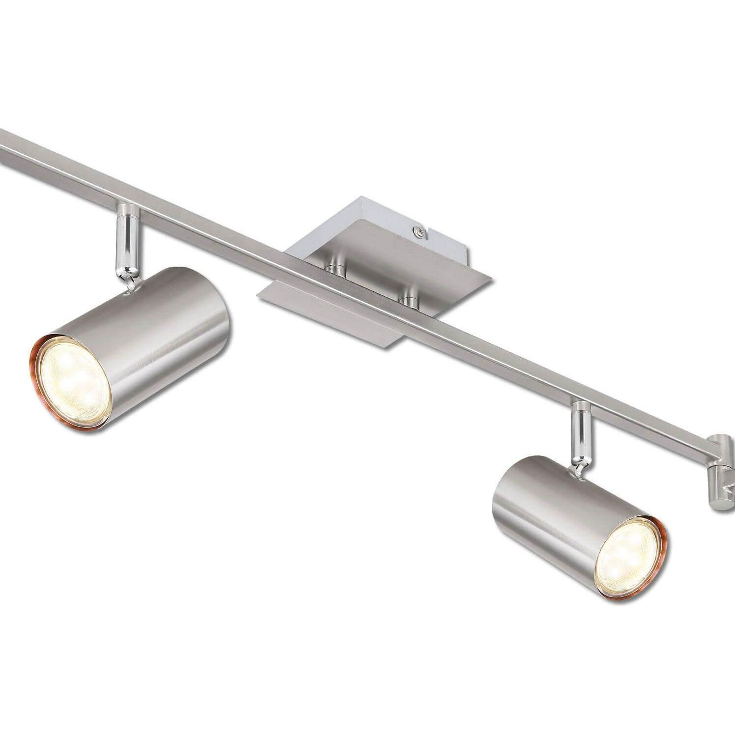 Thumbnail - Isoled, Wandleuchte + Deckenleuchte, Deckenstrahler nickel matt, 6xGU10 Fassung (GU10)