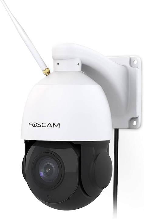 Actual product image Foscam SD2X Surveillance Camera White (Outdoor, 1080p Full HD, WLAN AC/LAN, 18x Optical Zoom) (1920 x 1080 Pixels)