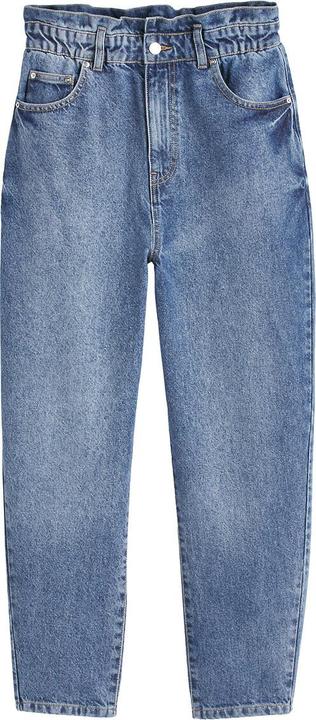 La Redoute Collections Balloon jeans with high paperbag waistband
