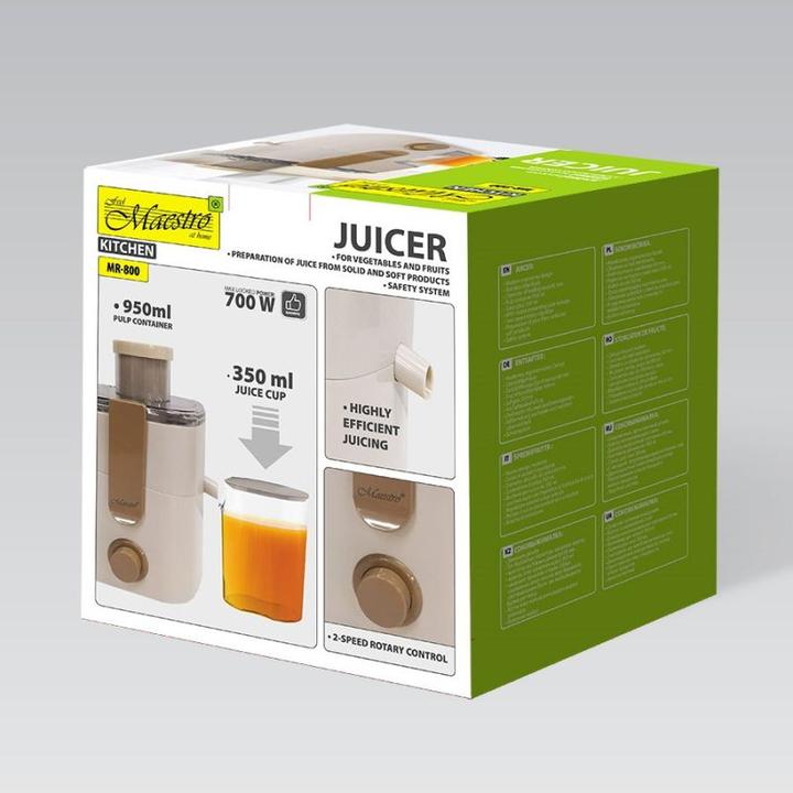 Actual product image Maestro Sokowirówka 700W MR-800