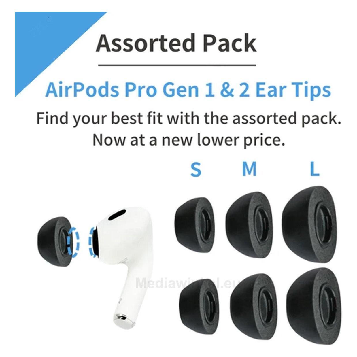 Comply 44-50200-21 (Apple AirPods Pro (1st Gen.), Apple AirPods Pro (2nd Gen.)), Kopfhörer Ersatzteile