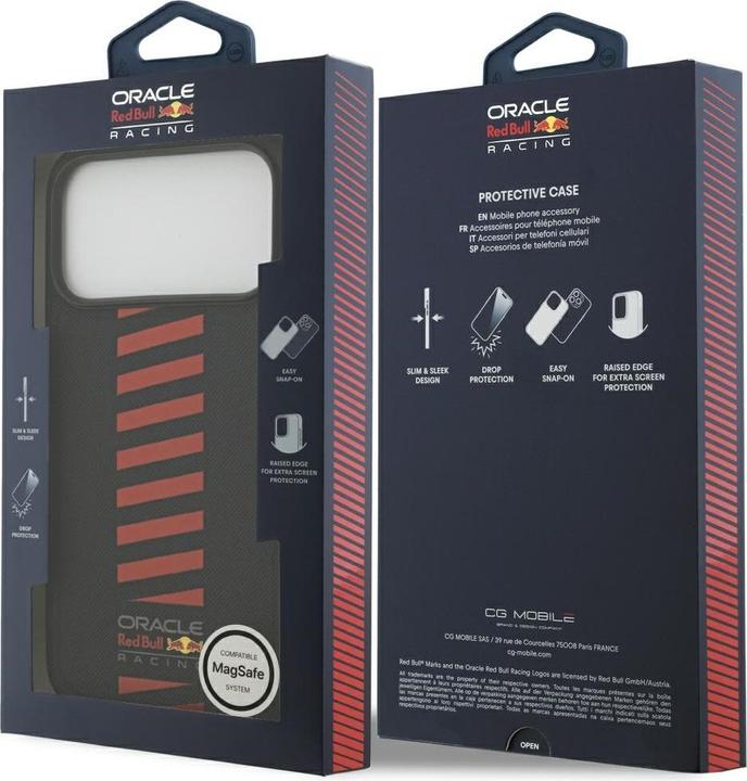 Produktbild Red Bull Etui Meshed Powerbar MagSafe do iPhone 17 Pro Max navy (Apple iPhone 17 Pro Max)