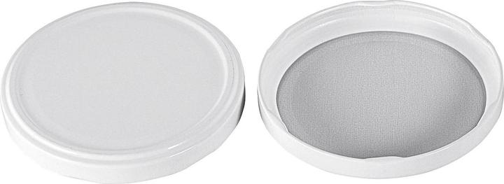 Produktbild Dosen-Zentrale Twist-off Deckel pasteurisationsfest Ø89mm weiss (6 Stk., 0.10 l)