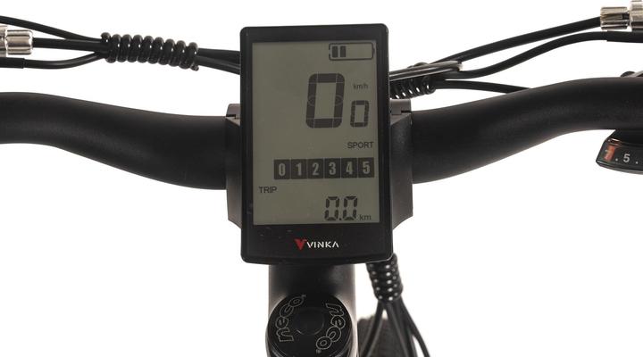 Actual product image Adore E-bike for children 24" aluminium kids city bike KS-240 rear motor 45NM / 10.4Ah Pitch Black (30 cm)