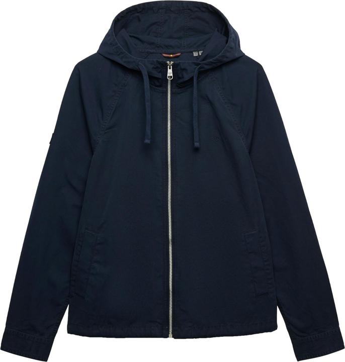 Superdry Twill-Jacke mit Kapuze in Washed-Optik (M)