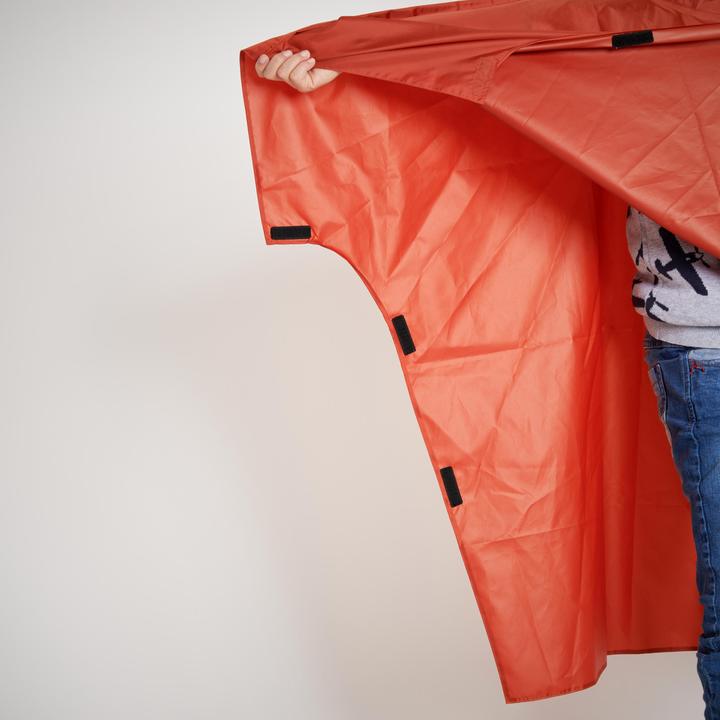 Actual product image Solognac Poncho children waterproof polyester (One size)
