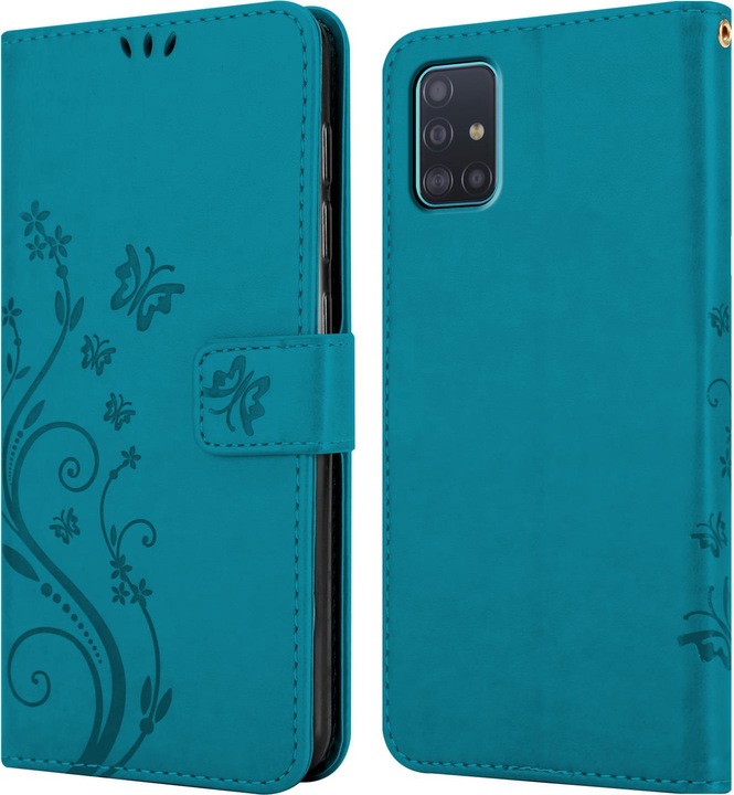 Actual product image Cadorabo Flower Book Cover (Samsung Galaxy A51 5G)