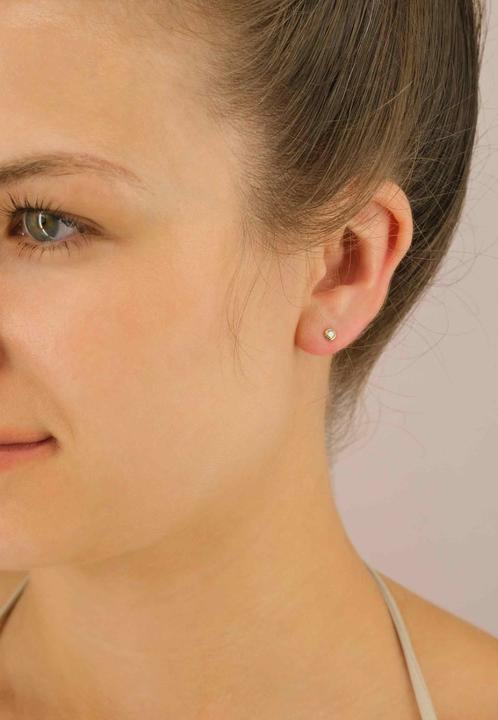 Image du produit Muau Boucles d'oreilles (750/18 K Or jaune)