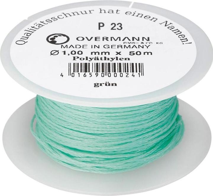 Image du produit HP Autozubehör Cordeau de maçon longueur 50 m Ø 1 mm 15 kg polyéthylène vert (50 m)
