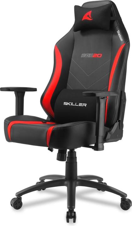 Produktbild Sharkoon Skiller SGS20 Gamingstuhl, /rot PU