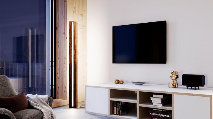 Produktbild kln.swiss Holz Stehleuchte Infigo - Fichten Altholz