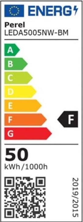 Energy Label LED Floodlights DIY Design LED Floodlight With Motion Sensor - 50 W, Neutral White (5400 lm)