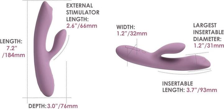 Productafbeelding Svakom Trysta Neo Rabbit G-spot vibrator - Roze
