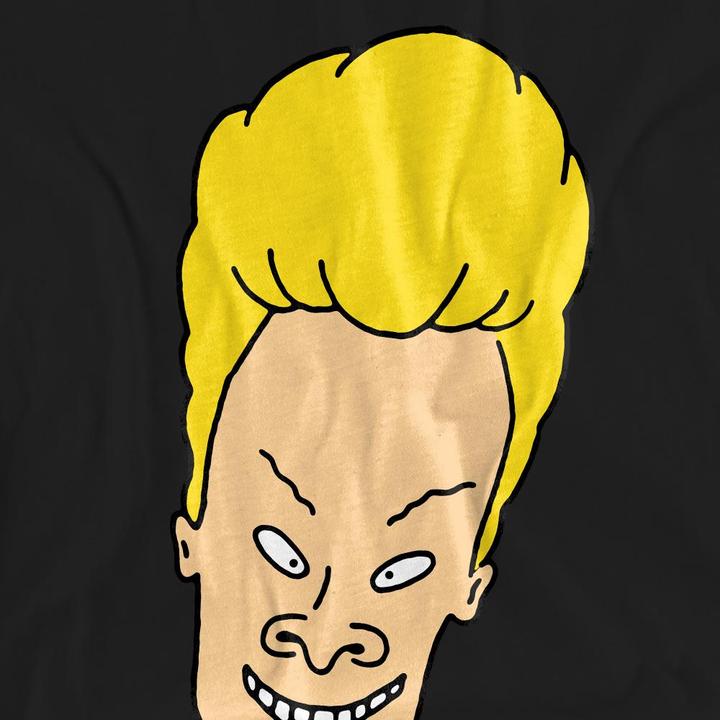 Actual product image Beavis and Butthead Unisex Adult Headshot T-Shirt (M)