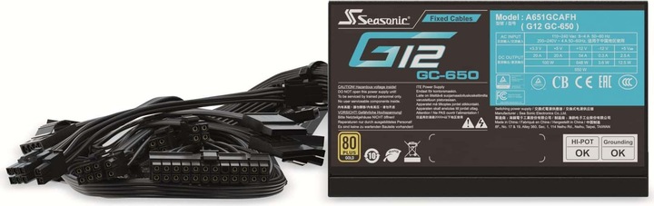 Produktbild Seasonic G-12 GC (650 W)