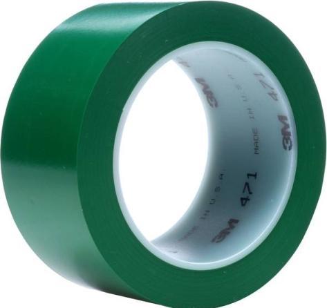 Actual product image 3M 471F 471GR50 PVC adhesive tape Green (L x W) 33 m x 50 mm 1 roll(s) (471GR50) (50 mm)