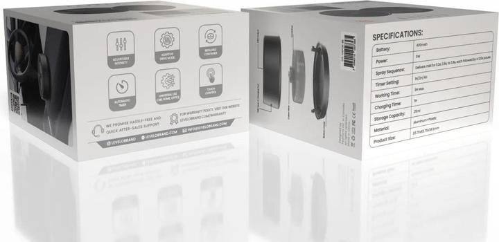 Image du produit Levelo Vapor Car Aroma Diffuser - Black