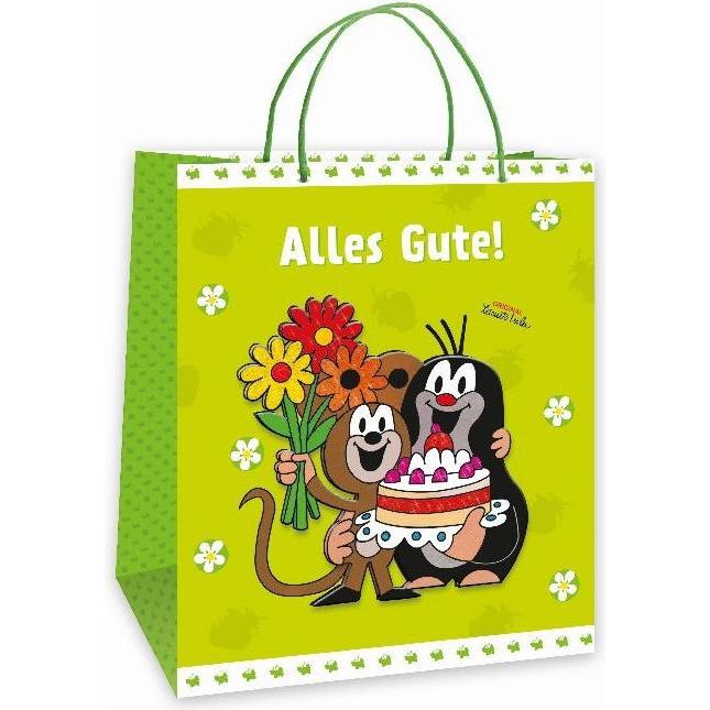Trötsch, Geschenkverpackung, Geschenktragetasche 3D gross Torte Maulwurf (Geschenkbox)