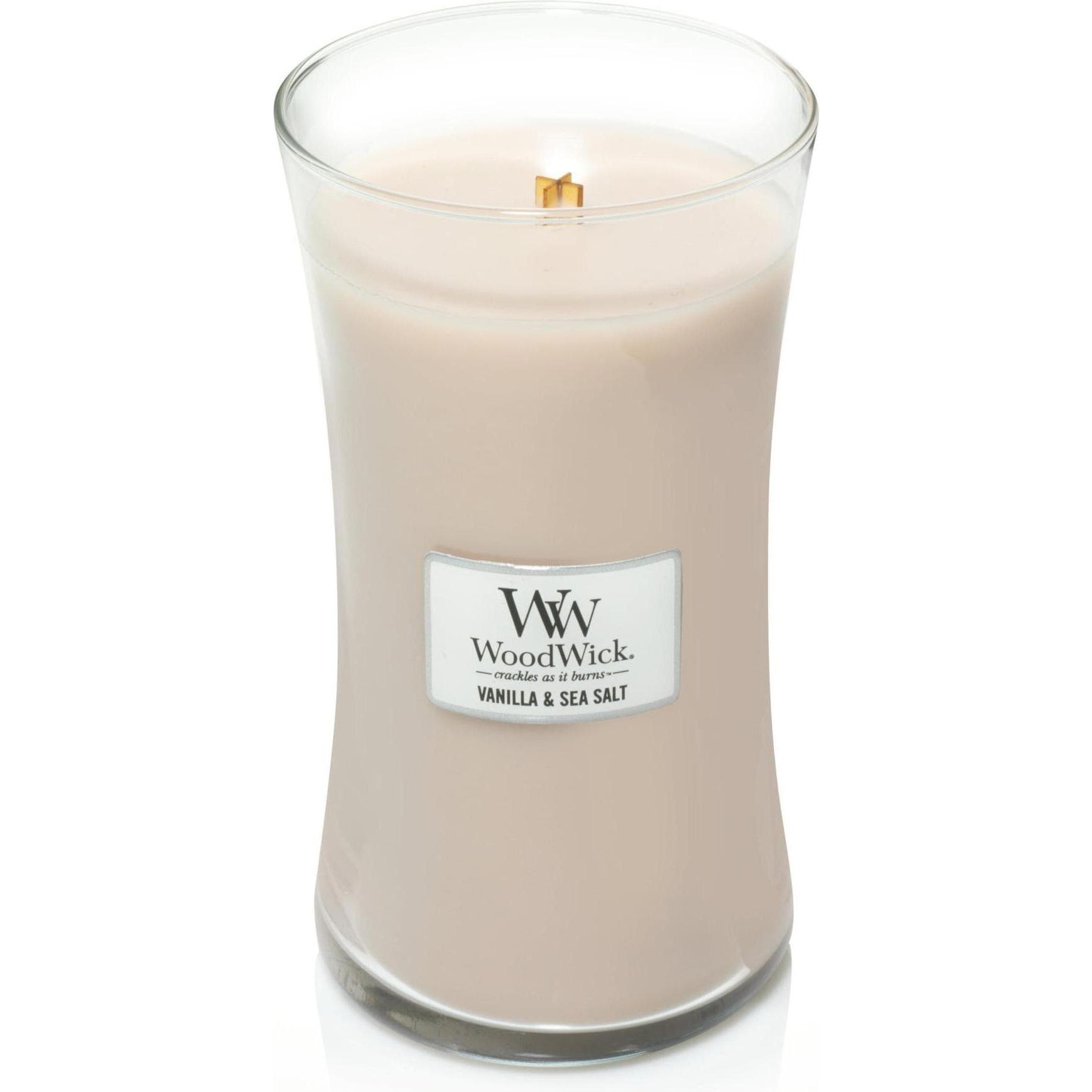 WoodWick, Duftkerzen, Vanilla & Sea Salt (275 g)