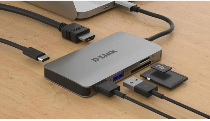 Productafbeelding D-Link DUB-M610 (USB-C, 2 Havens)