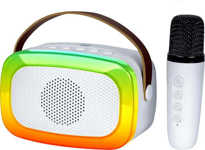 Actual product image Trevi Xr 8a01 Miniparty Karaoke Speaker + Bluetooth White