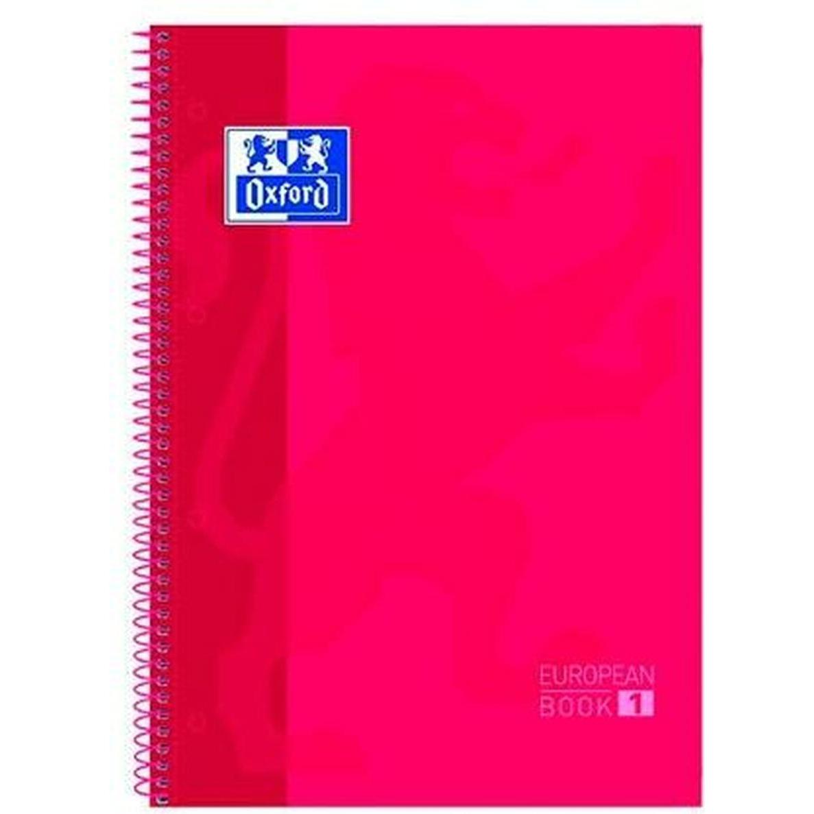 Oxford, Heft + Block, European Book (A4, Kariert, Harter Einband)