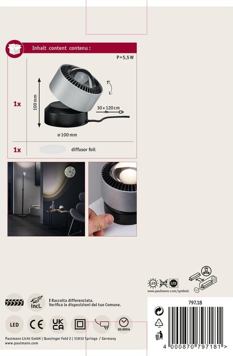 Actual product image Paulmann Aldan (400 lm)