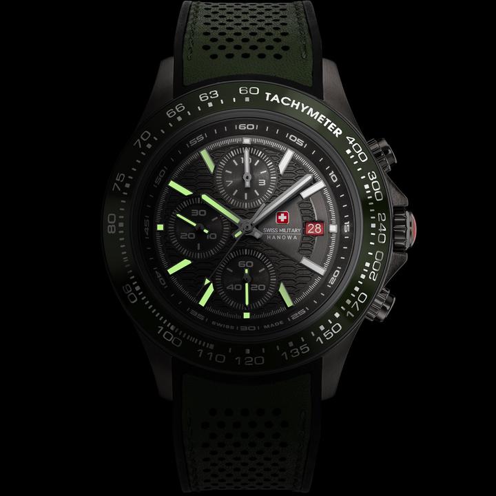 Immagine prodotto Swiss Military Hanowa SMWGO0003441 Guardiano (Cronografo, Fatto in Svizzera, Orologio da polso analogico, 43 mm)