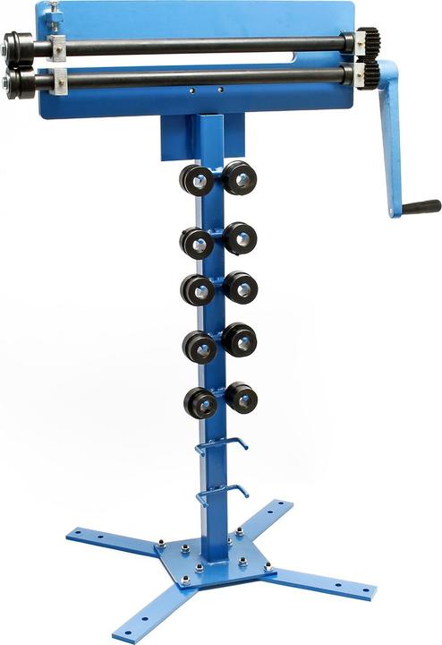 Image du produit Wiltec Bordeuse moulureuse manuelle Pied de support Usinage Cintrage de tôle Rouleaux profilés Atelier (1.80 mm)