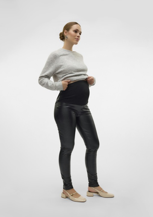 Produktbild Mamalicious Normal geschnitten Hohe Taille Hose Hose (XS)