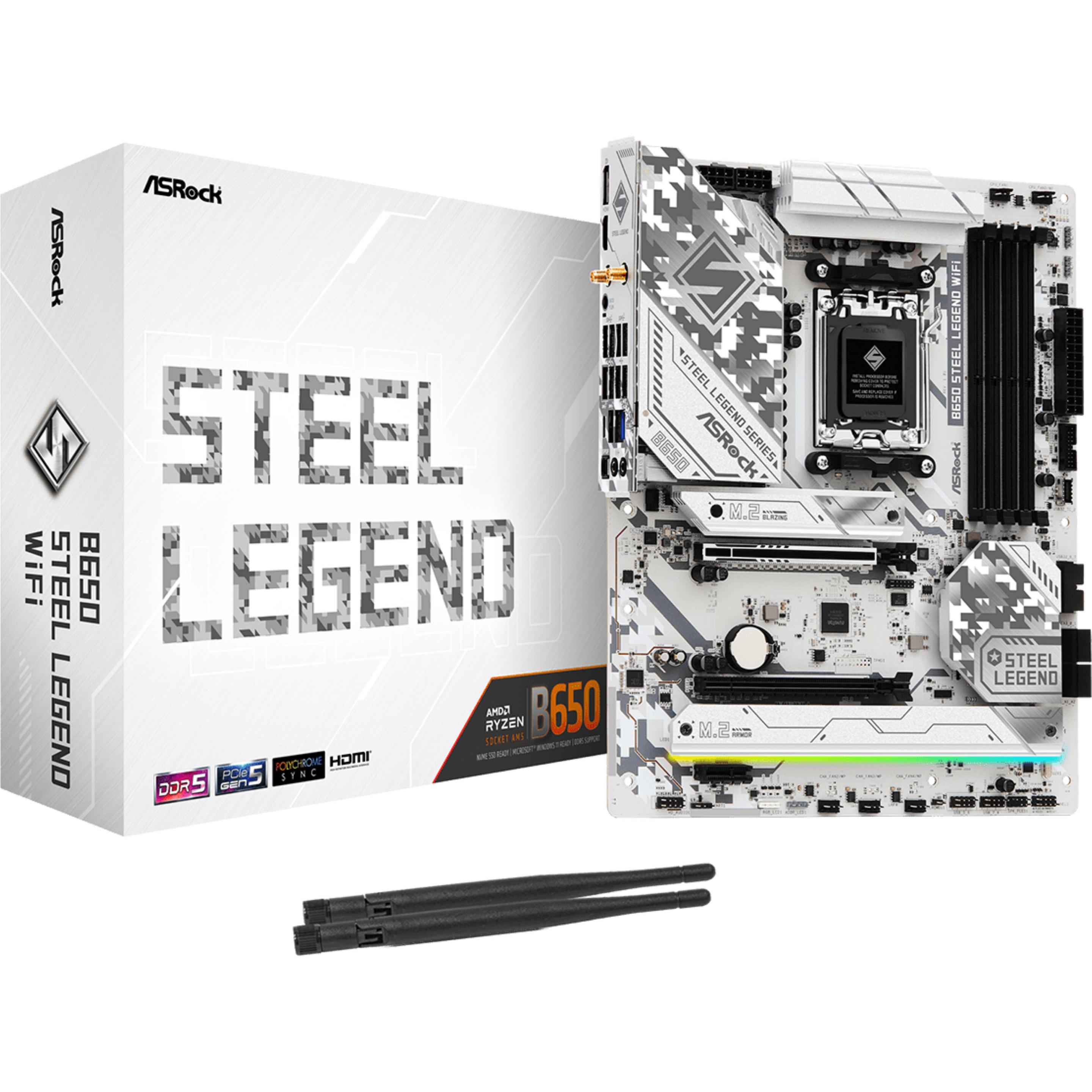 AsRock B650 STEEL LEGEND WiFi (AM5, AMD B650, ATX), Scheda madre