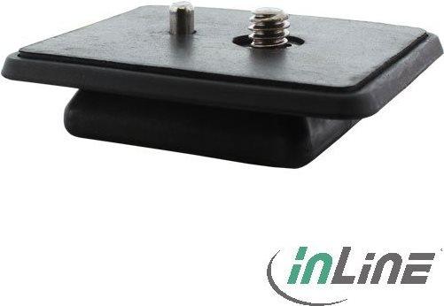 InLine Accessoires pour trépieds, plaque de fixation rapide pour appareil photo, forme rectangulaire (Trépied Plaque de changement rapide)