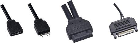 Actual product image Lian-Li LAN216-1W, I/O-Panel mit ARGB Controller für LANCOOL 216