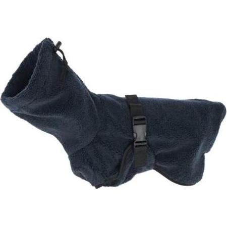 Kerbl Bademantel für Hunde, blau, L, Rückenlänge 60 cm (L, Hundebademantel), Hundebekleidung