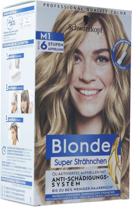 Actual product image Schwarzkopf Super highlights M1 (M1 Super highlights)