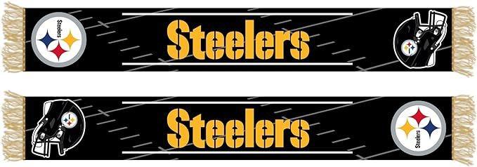Great Branding Pittsburgh Steelers HD Knitted Jaquard Scarf 145x20cm