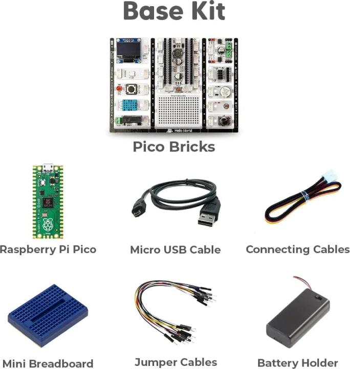 Produktbild Picobricks Pico Bricks Kit Programming and Electronics Development Kits (Basic Kit)