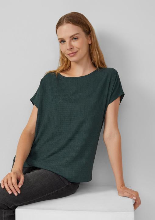 Produktbild S.Oliver T-Shirt Strukturiertes T-Shirt im Relaxed Fit (44)